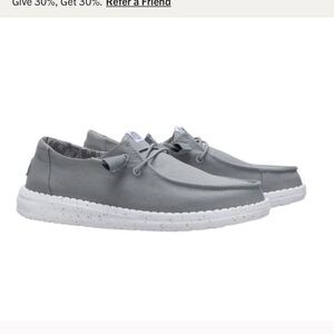 Hey Dude Women’s Gray Loafers